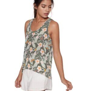 Joie Erla Silk Floral Butterfly Print Tank Top Size Small